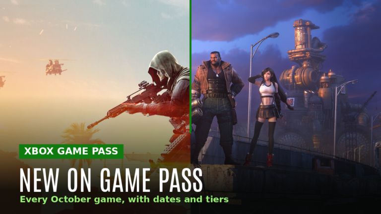 Xbox Game Pass October 2026: Every Game Coming This Month, With Dates and Tiers