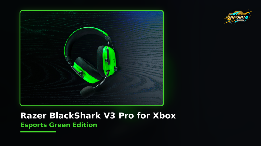 Razer BlackShark V3 Pro for Xbox headset in the Esports Green Edition colorway