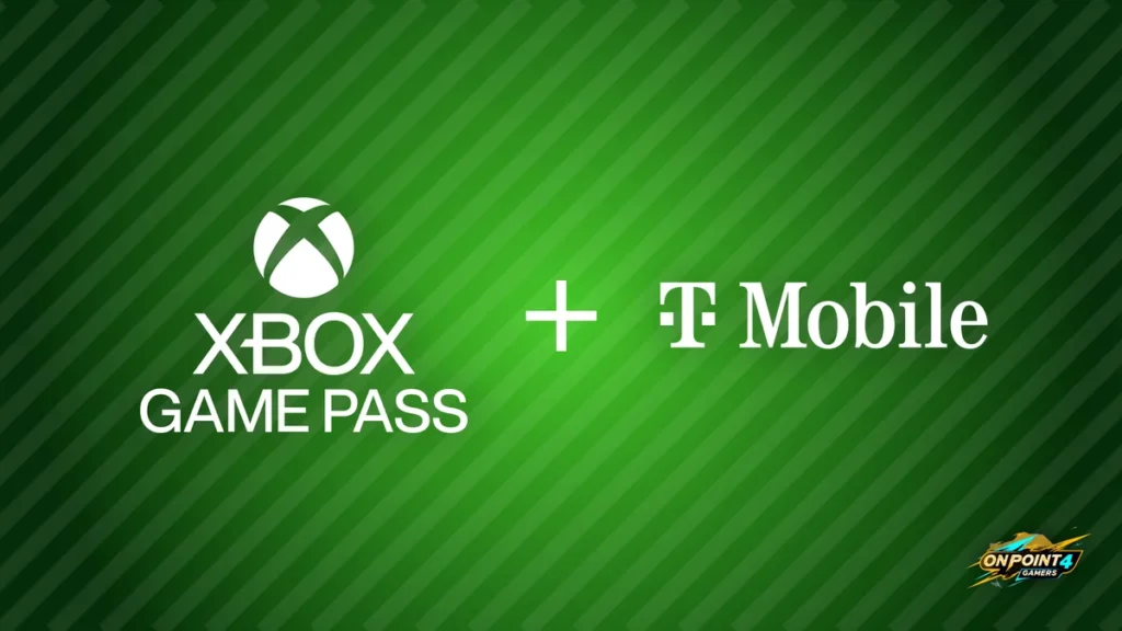 Xbox Game Pass and T-Mobile logos on green